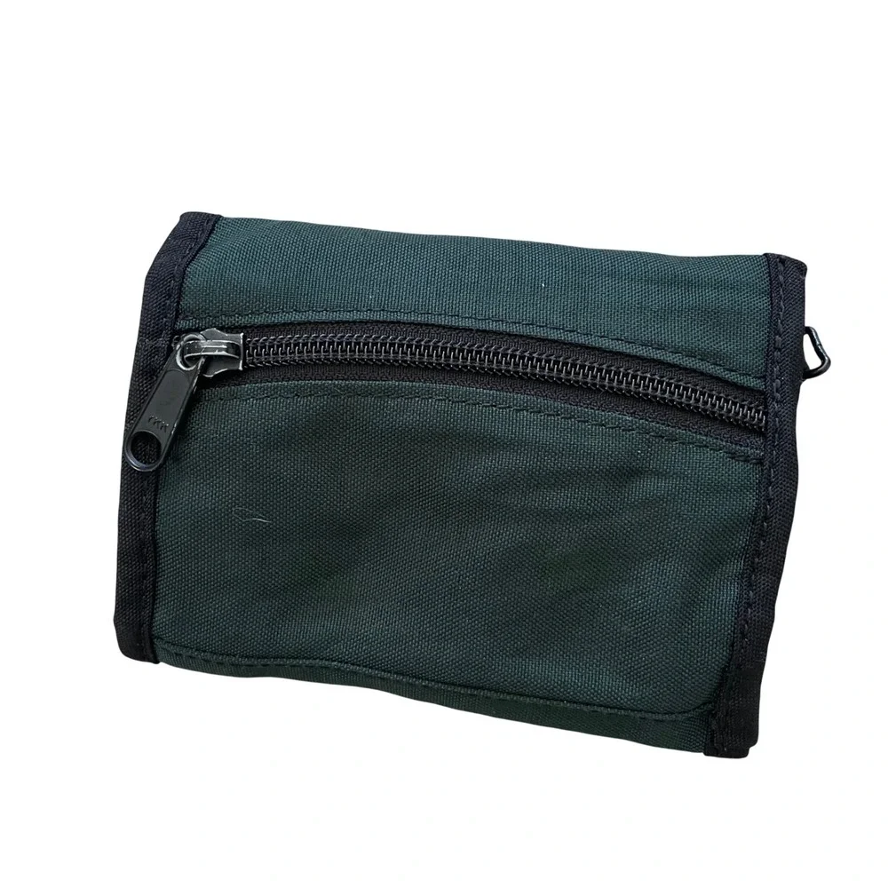 Vintage Eagle‎ Creek Travel Wallet Gorpcore Card Holder Green Rugged Canvas